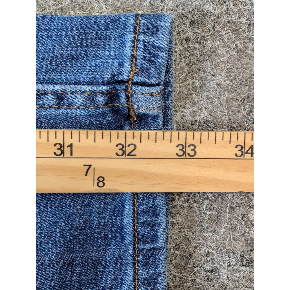 Carhartt Rugged Flex Relaxed Fit Double Front Jeans Womens 18 Tall Blue NWT - Picture 14 of 16